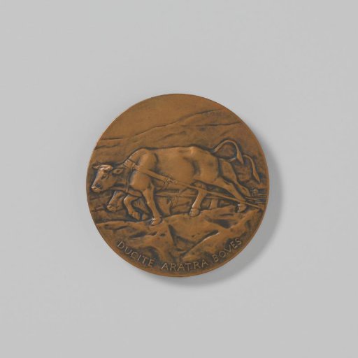Agriculture, medal issued on behalf of the Dutch-Belgian Association of Friends of the Medal as a Work of Art