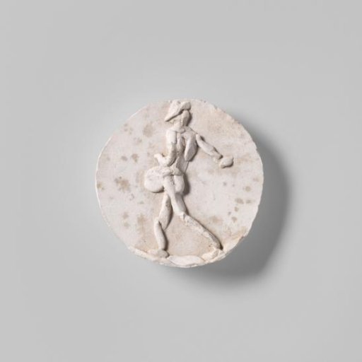 Design for a medal with a sowing man