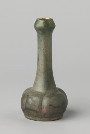 Vase with green glaze