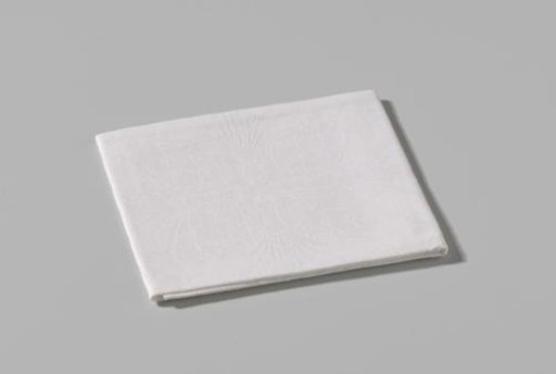 Linen Damask Finger Cloth with Needlework Motif, Design 607