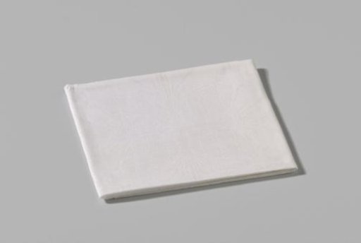 Linen Damask Finger Cloth with Needlework Motif, Design 607