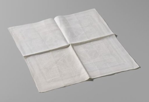 Linen damask finger towel with the motif Needle Field, design 607