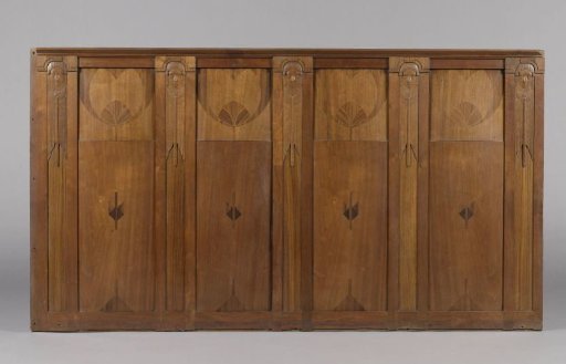 Wainscoting, part of a wood paneling