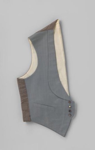 Waistcoat of grey wool