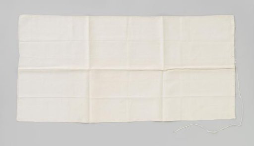 Coarse linen pillowcase