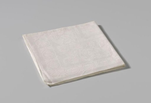 Towel of linen damask