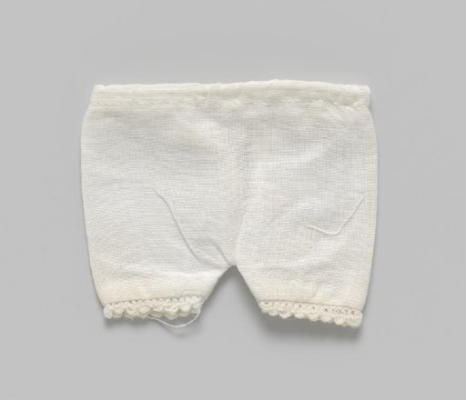 Cotton breeches, with short legs and lacing