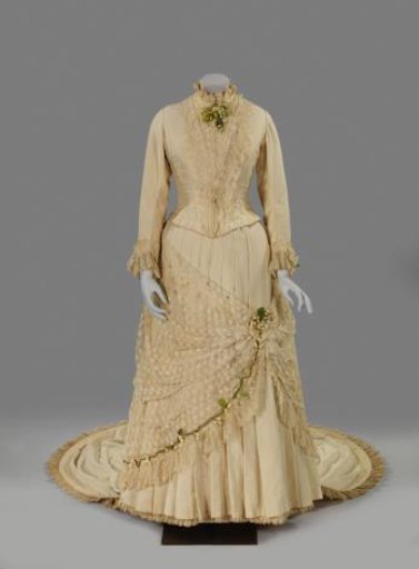 Stomacher, part of a wedding gown