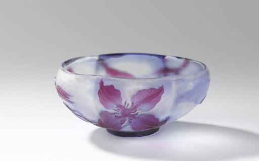 Bowl with clematis
