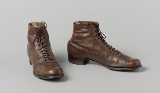 Boot of Light Brown Calfskin