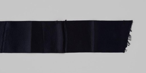Silk ribbon, black satin
