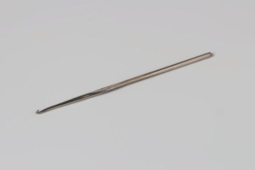 Steel hook pen with a flattened handle