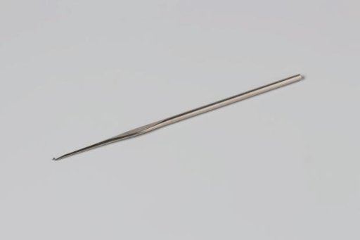 Steel hook pen with a flattened handle