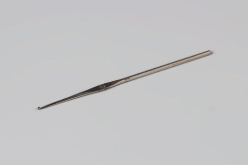Steel hook pen with a flattened handle