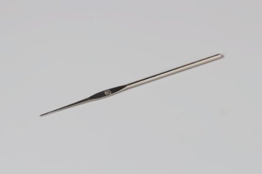 Steel hook pen with a flattened handle