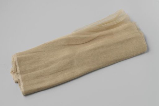 Piece of parasol gauze, ecru