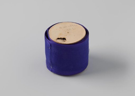 Ribbon of blue gauze