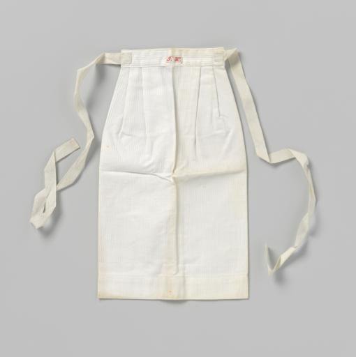 Skirt of cotton twill