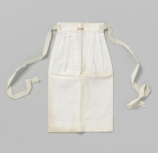Skirt of cotton twill