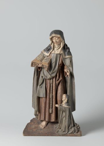 St Clare with Kneeling Female Donor