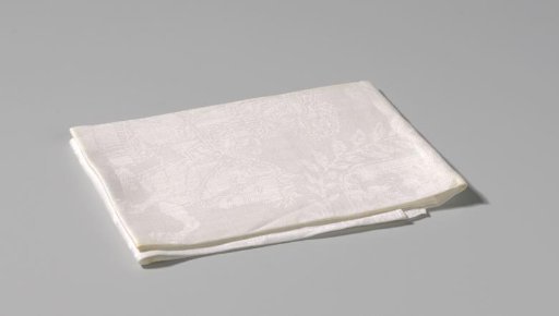 Napkin with the conquest of Neuhäusel, Gran, Buda and Pest by Leopold I, Emperor of Germany