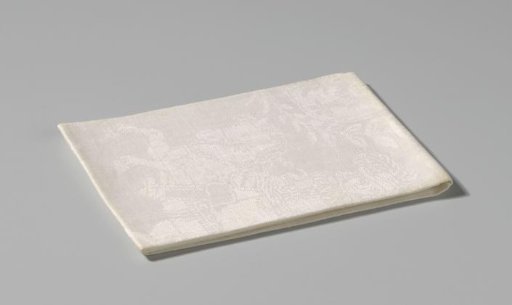 Napkin with the conquest of Neuhäusel, Gran, Buda and Pest by Leopold I, Emperor of Germany