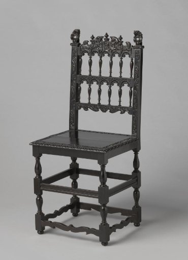 Chair of ebony