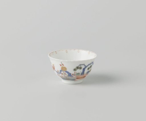 Head, polychrome decorated with a Kakiemon pattern