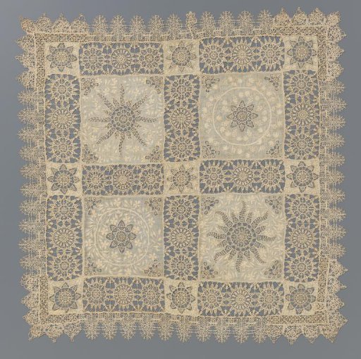 Destruction of needle and bobbin lace and embroidery