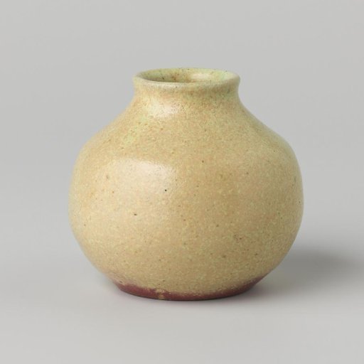 Pot with Green-Beige Glaze