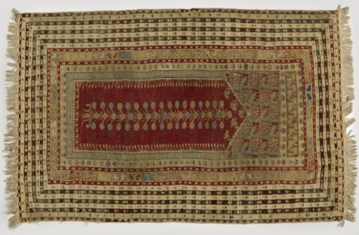 Prayer rug with one transverse panel, KULA