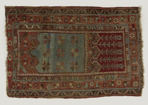 Prayer rug with lower transverse panel, LADIK