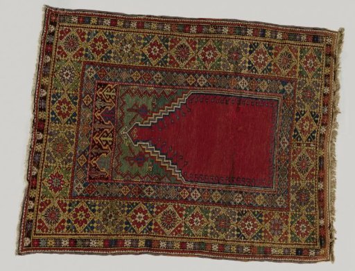 Prayer rug with upper panel, MUDJUR