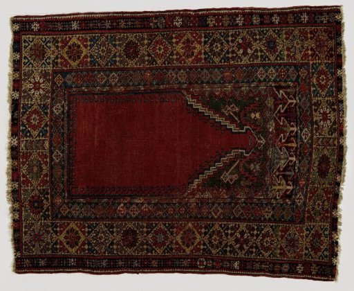 Prayer rug with upper panel, MUDJUR