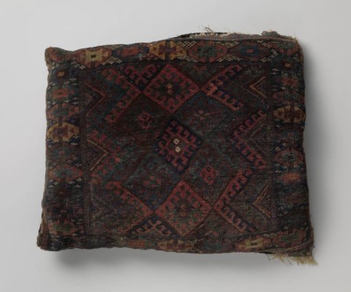 Saddlebag, decorated with diamonds