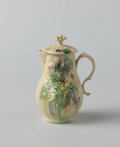 Lid of stoneware.
