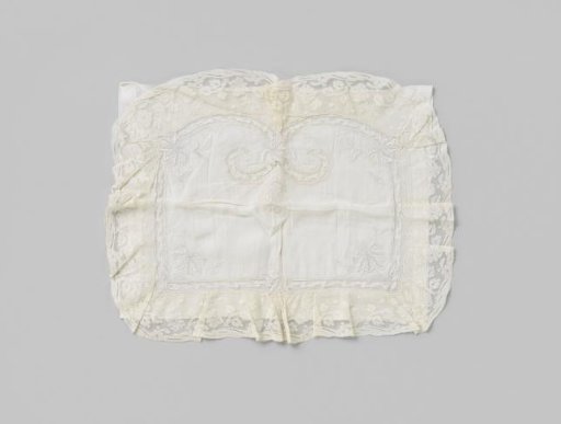 Shroud with White Embroidery Bearing the Name Lucille