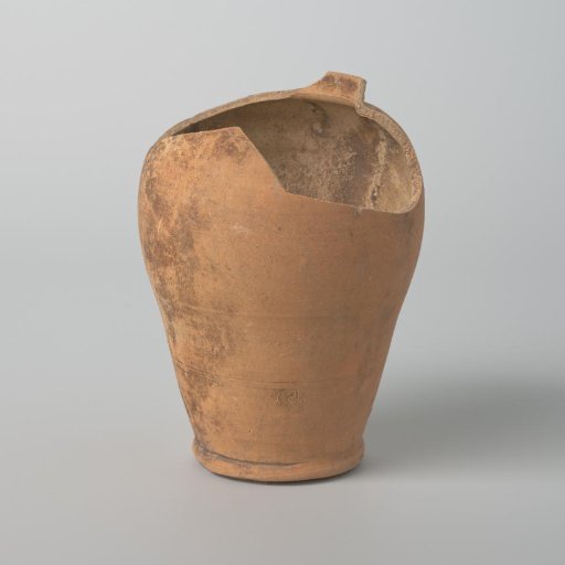 Vase of unglazed earthenware (De Caluwe kiln waste)