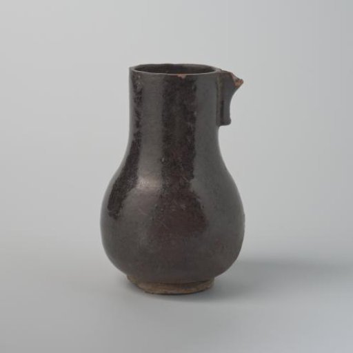 Can with a Black Glaze (De Caluwe Kiln Waste)