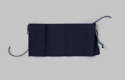 Dark blue cotton rips ribbon