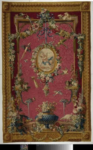 Amor in a medallion