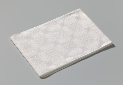 Linen napkin with pattern of pelts