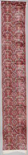 Printed textile with lace pattern