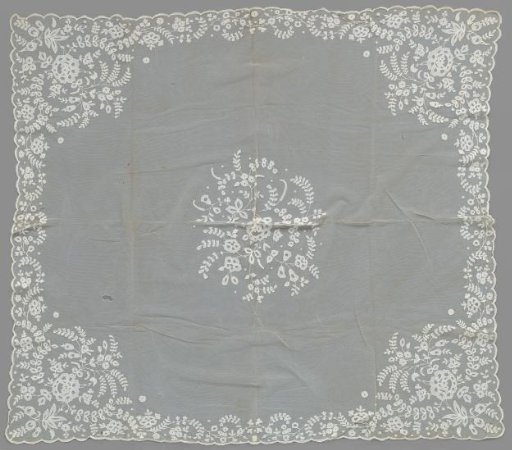 Baptismal Shroud of Tulle and Batiste; Carrickmacross