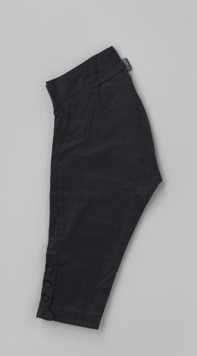Breeches of black satin
