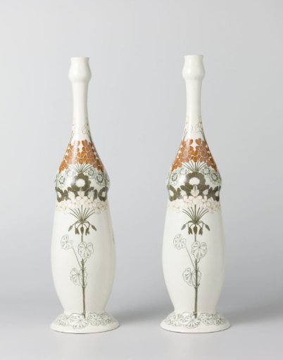 Vase with a Decoration of Geraniums
