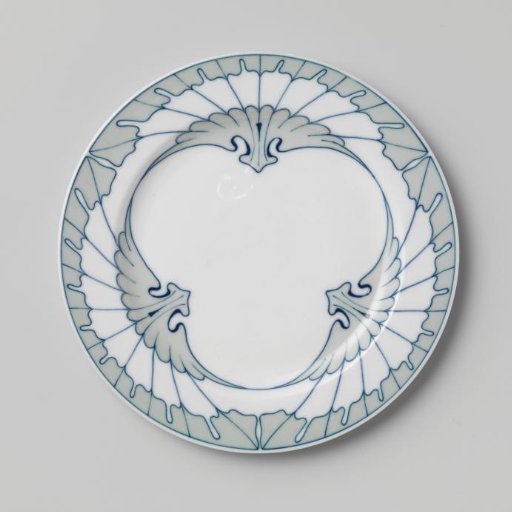 Plate, Painted with the Flügelmuster Decor