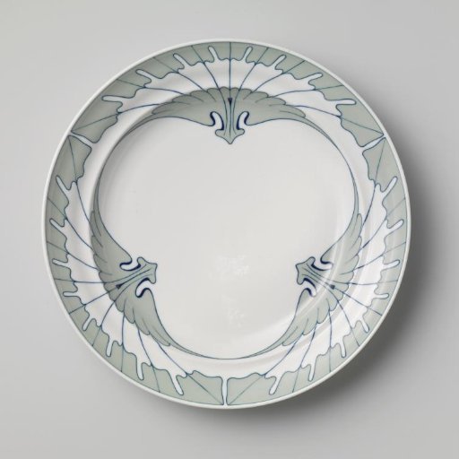 Bowl or basin, painted with the Flügel pattern