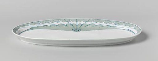 Plate, Painted with the Flügelmuster Decor
