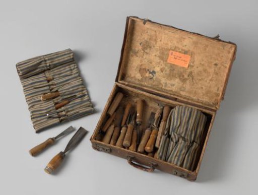 Tools of sculptor Toorenburgh, active for C.A. Lion Cachet and Mr. Th. G. Dentz van Schaick